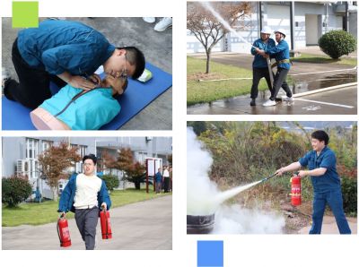 吕氏贵宾会医药新昌基地组织11.9消防技能竞赛活动